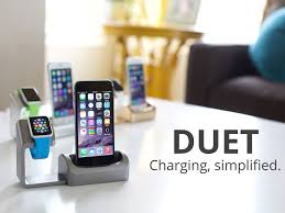 Duet Charging Simplified Iphone And Apple Watch Dock Apple Watch Iphone Apple Watch Apple Watch Docking