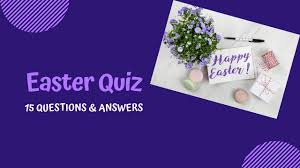 Please, try to prove me wrong i dare you. Easter Quiz 15 Questions And Answers Easter Bible Trivia Quiz Countdown Youtube