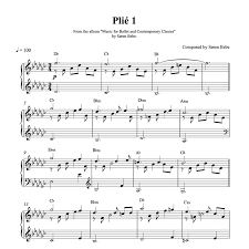 Then imagine locating a single song in a haystack of thousands of cd cases, compared to using a quick computer. Plie 1 Piano Sheet Music For Ballet Class Pdf By Soren Bebe