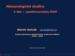 Český hydrometeorologický ústav (čhmú)) is within the environmental ministry of the czech republic. Cesky Hydrometeorologicky Ustav Druzicove Oddeleni Praha Libus Ppt Stahnout