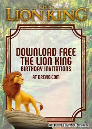 These writers have also been involved in the writing of several other animated features, either with disney or other studios. Free Lion King Invitation Templates Download Hundreds Free Printable Birthday Invitation Templates