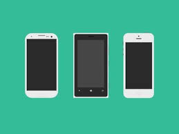 Flat Devices With Free Psd Mockups 3 Cell Phones In School Phone Mockup Phone
