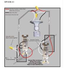 3 way switch red black white. Home Wiring Black White