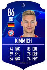 He is 25 years old from germany and playing for bayern münchen in the germany 1. Joshua Kimmich Fifa 19 Rating Card Price