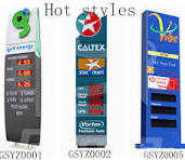 Outdoor Gas Station Price Signs Display LED Number Display ...