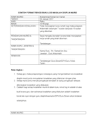 Hms3043 devian sosial task 2. Contoh Format Rekod Buku Log Masalah Disiplin Murid