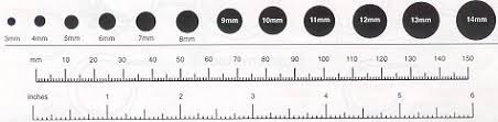 fly tying sizing mm to inches fly size and bead size