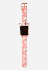 unicorn horn led watch justice stylish watches for girls apple watch fashion led watch