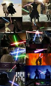 Every Lightsaber Battle In The Saga Star Wars Background Star Wars Images Star Wars Facts