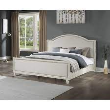 King size headboard with storage and lights. Flexsteel Wynwood Collection Gladys Relaxed Vintage King Upholstered Bed With Panel Frame Morris Home Upholstered Beds