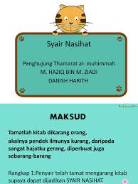 Syair Nasihat