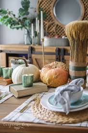 A Casual Friendsgiving Gathering Inspiration The Turquoise Home In 2020 Table Decorations Fall Table Decor Fall Table