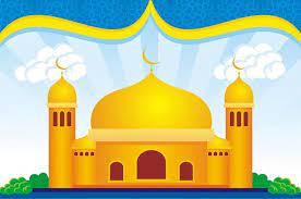 Gambar mewarnai masjid kreasi warna 15 kemudian langkah. Animasi Contoh Gambar Masjid Kartun Nusagates