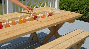 Blueprint picnic table bench plans. Free Picnic Table Plans And Project Yellawood