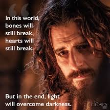 In Episode One of Season 2, Jesus is asked a fair question about why the  Messiah hasn't yet brought an end to pain and suffering. Jesus doesn't shy  away from the answer.