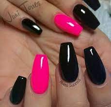 Uñas negras como parte decorativa. Pin De Lisa Bellmore En Nail Magic With A Little Swag Younique Independent Presenter Manicura De Unas Unas De Gel Bonitas Unas Postizas De Gel