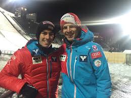He is one of the sport's most successful contemporary athletes, having won the ski jumping world cup and ski flying world cup overall titles, the four hills tournament and raw air tournament, and two individual gold medals at the world. Love The Friendship Between Stefan Kraft And Michael Hayboeck Ski Jumping Skiing Winter Jackets