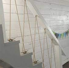 1x1m(3x3ft)) 4.6 out of 5 stars 3 $10.03 $ 10. Home Dzine Adding A Rope Bannister To Staircase Outdoor Stair Railing Diy Stair Railing Interior Stair Railing