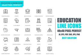 School Icons By Filborg On Envato Elements School Icon Education Icon Online Education