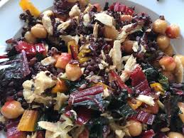 Scopri quali sono le bietola, diuretica e antiossidante: Insalata Di Ceci Con Riso Venere Tonno E Bietole A Coste Colorate Ricette Di Cucina Ricette Insalata Di Ceci