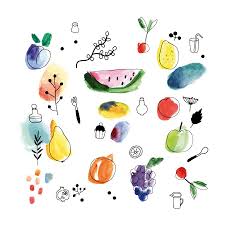 Mon Marche De Saison Illustration De Fruits Flowmagazine Carnet De Croquis