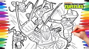 Check spelling or type a new query. Ninja Turtles Battle Shredder Coloring Pages For Kids Draw Color Tmnt Coloring Book Youtube