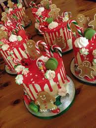 Christmas Drip Cake Homemade Ginger Bread Men Macaroons Mini Candy Canes Fes Bread Christmas Cake Christmas Treats Christmas Cake Decorations