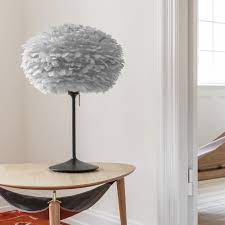 Find the perfect table lamp to suit your style. Buy Umage Eos Feather Lamp Shade Grey Medium Amara