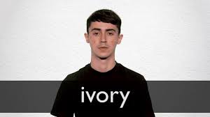 You like to use the pen or the needle (writing, fashion design etc). Ivory Definition And Meaning Collins English Dictionary