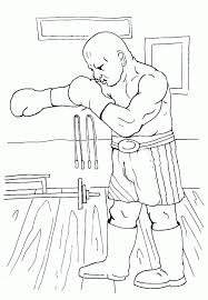 Download and print one of our boxing coloring pages to keep little hands occupied at home; Practicing Boxing Coloring Pages Boxing Day Coloring Pages Coloring Home