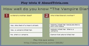 This post was created by a member of the buzzfeed commun. Trivia Quiz How Well Do You Know The Vampire Diaries
