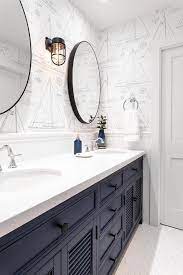 Bathroom Renovation Wallpaper Ideas And Inspiration The Zhush Beach House Bathroom Bathrooms Remodel Bathroom Renovations