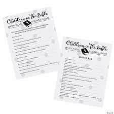 Maybe you would like to learn more about one of these? Names Of The Bible Baby Shower Game Oriental Trading