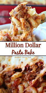 Million Dollar Pasta Bake Baked Pasta Recipes Ground Beef Cream Cheese Beef Pasta Recipes