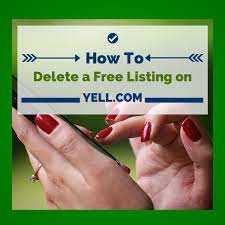 How To Delete Free Yell Listings My Local Business Online Online Business List Search Marketing