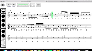 canon in d major recorder note