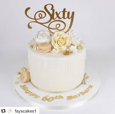 Single Layer Simple Birthday Cake For Grandma Sixty 60th Birthday Cake Topper 60th Birthday Cake For Mom 60th Birthday Cake Toppers Birthday Cake Toppers