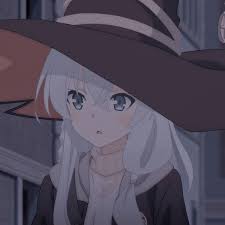 Elaina Animasi Poster Bunga Anime Gadis Cantik
