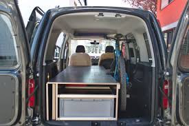 Keine löcher oder schrauben am fahrzeug, kein vw caddy bett selbst gebaut und geld gespart ! Bike Ausbau 2 0 Fur Den Vw Caddy Schreinerei Neub Shop