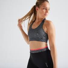 Ontdek ons uitgebreid gamma bh. Sport Bh Fbra 100 Fitness Cardio Damen Domyos Decathlon