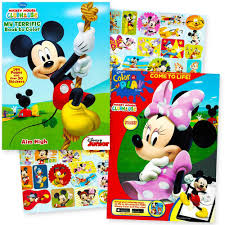 Our love for mickey mouse has grown as much as his look over the past nine decades! Buy Disney Mickey Mouse And Minnie Mouse Coloring Book Party Set With Stickers 2 Giant Coloring Books Over 280 Coloring Pages Total And And 60 Stickers Online At Low Prices In India Amazon In