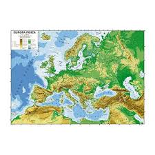 Compra carta geografica murale europa 100x140 scolastica bifacciale fisica e politica. Carta Geografica Europa Plastificata Bifacciale Fisica Politica Cm 100x140 Cwr Centrocarta It