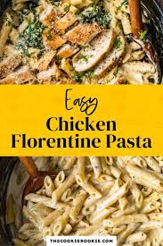 Chicken Florentine Pasta Recipe Chicken Florentine Pasta Easy Chicken Recipes Creamy Chicken Pasta Recipes