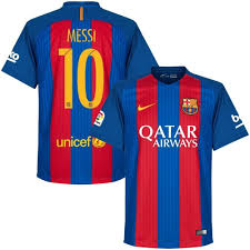Fc barcelona training apparel this season fc barcelona will wear a new range of training apparel with aeroswift technology to allow their players to train with the same speed and flair they play with on match days. Barca Barcelona Home Messi Jersey 2016 2017 Size Large Amazon In Sports Fitness Outdoors