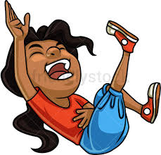 Black Girl Laughing Cartoon Clipart Vector Friendlystock In 2020 Little Girl Illustrations Cartoon Clip Art Black Girl