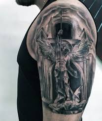 Download image angel chest tattoos guardian angel quote tattoos guardian angel angels angel art baby angels guardian angels dark angels pict.read more. 155 Saint Michael Tattoos Everything You Need To Learn With Meanings Wild Tattoo Art