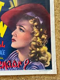 Original “Topper Returns” Belgian Film Poster Eddie “Rochester” Anderson  R-1950s