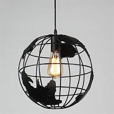 Ryr Pendant Light Rusticlodge Vintage Retro Painting Feature For Mini Style Metal Dining Room Kitchen Pendant Light Fixtures Pendant Light Globe Pendant Light