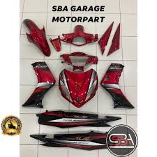 Semua yamaha 125zr ini adalah full original dan standard sesuai untuk koleksi dan digunakan sendiri Coverset Bodyset Yamaha Lc 135 V1 Merah Maroon Gold Original 100 Hong Leong Yamaha Hly Stripe Siap Tampal Free Emblem Shopee Singapore