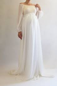 Annabelle Bohemian Wedding Maternity Gown Boho Maternity Dress For Baby Shower White Maternity Dress For Photoshoot Long Sleeved Dress Pregnant Wedding Dress Boho Maternity Dress Chiffon Maternity Dress